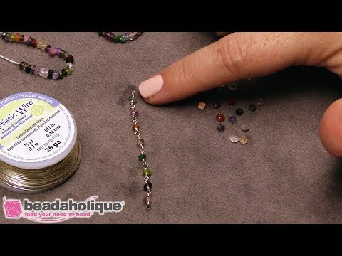 Video: How To Make Beads From A Multicolored Cable