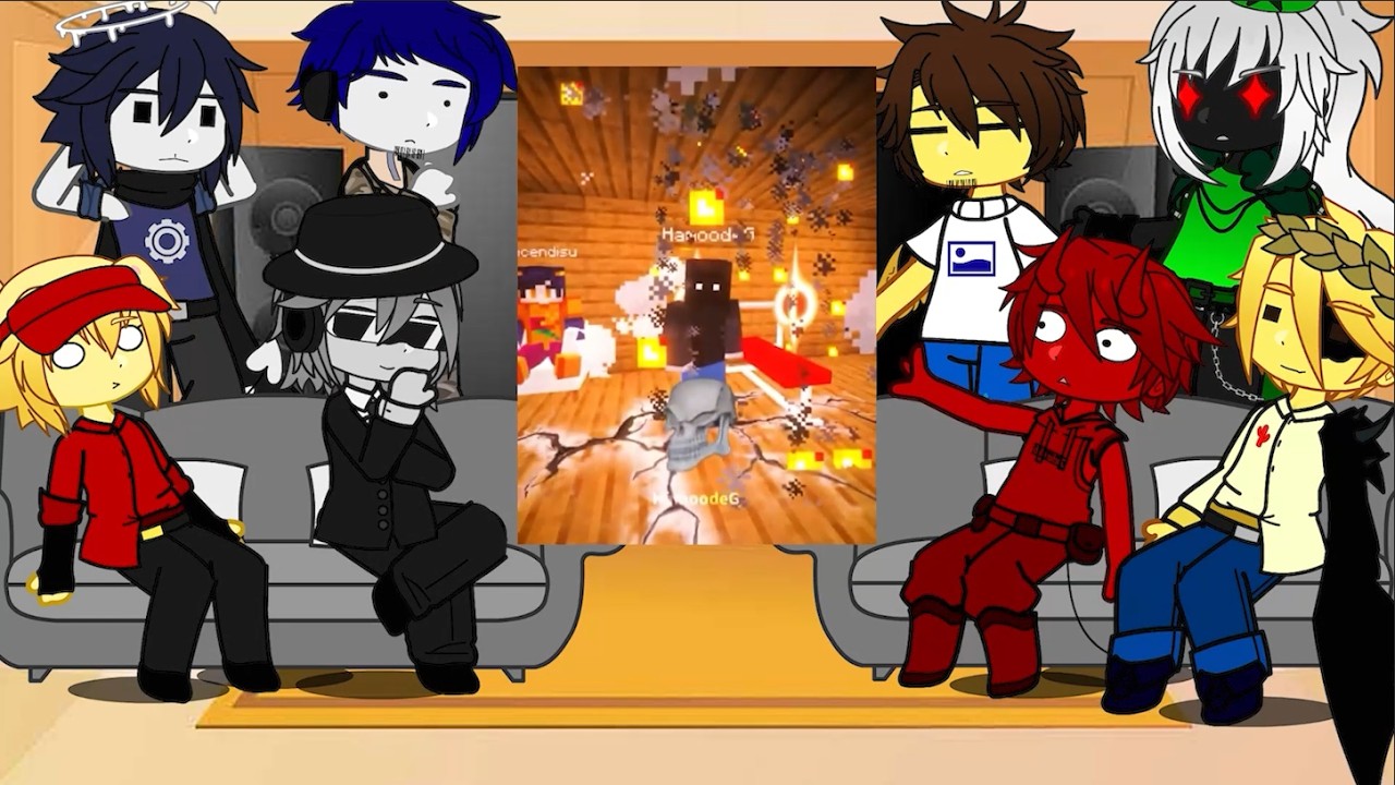 Roblox react to Hiroki as Hamoode / Minecraft / TikToks + Memes / Gacha React