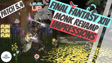 FFXIV 5.4 Monk Changes Raw Impressions!