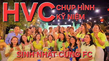 Hồ Văn Cường chụp hình kỹ niệm cùng fc tại sinh nhật 21 tuổi 16/3/2024 tại Bình Quới Sài Gòn