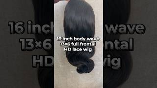 16 inch body wave 13×6 full frontal HD lace wig #lthair #hairfactory #bodywavehair #hdlacevendor