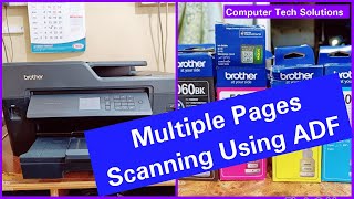 Brother A3 MFC-T4500DW Multiple pages scanning with ADF