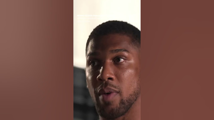 Anthony Joshua and Daniel Dubois clash ⚔️