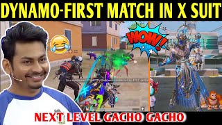 DYNAMO FIRST MATCH IN POSEIDON X SUIT MAX LEVEL | BATTLEGROUNDS MOBILE INDIA | BEST OF BEST