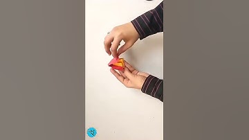 Pop up card in just 1 minute 😍twisted pop up card / diy pop up card / birthday card pop up #shorts