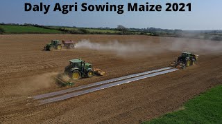 Daly's Sowing Maize under plastic - 2021