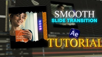 How to make Smooth Slide Transition in After Effects | After Effects Tutorial