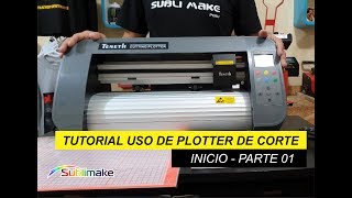 Tutorial , USO de PLOTTER de CORTE , Teneth TH440L  Parte 01