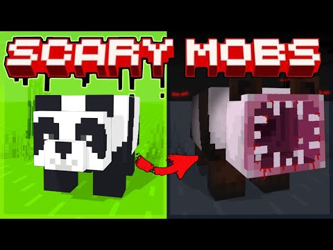 Scary Mobs😱 Мобы стали СТРАШНЫМИ!! карта Майнкрафт Пе 1.20