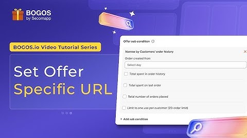 Setting Up An Offer With Specific Link - BOGOS: Discount, Bundle & Free Gift Shopify App