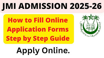 How to Fill Jamia Millia Islamia Application Forms 2025 Step By Step|| JMI Apply Online