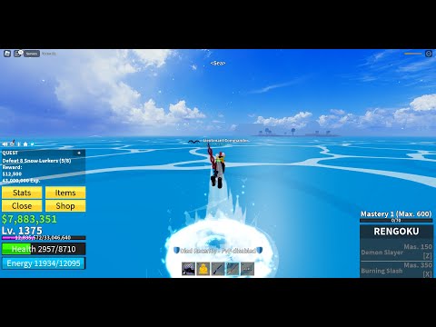 How to get RENGOKU sword FAST and EASY in Blox Fruits? Beginners