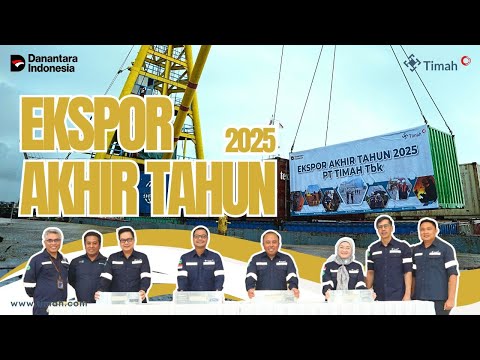 Jelang Tutup Tahun 2025 | PT TIMAH Tbk Gelar Penandatangan Balok dan Ekspor Akhir Tahun
