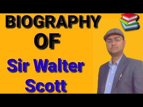 Sir Walter Scott&rsquo;s biography in hindi | walter scott biography