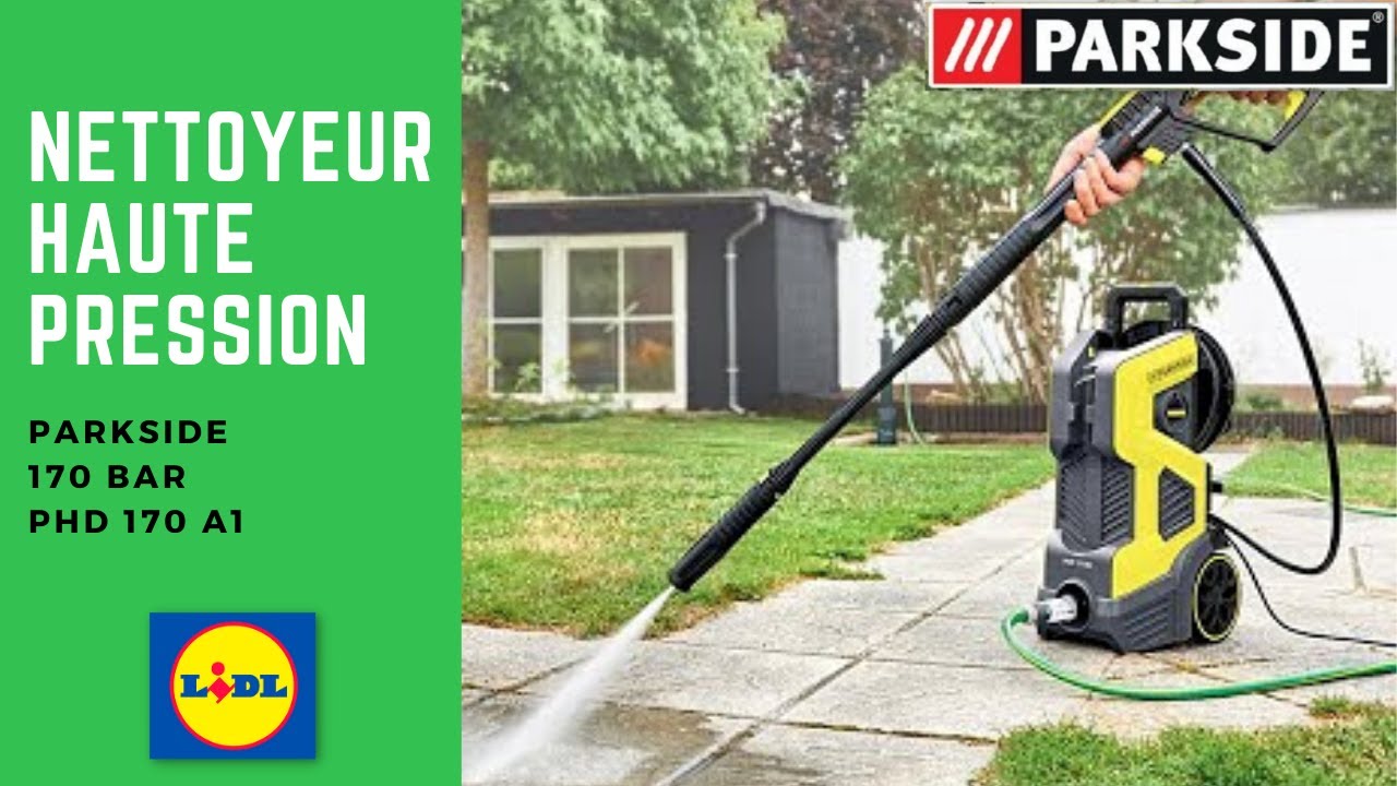 Nettoyeur Haute Pression #PARKSIDE PHD 170 A1 | #LIDL | 170 BAR | 2400W  Pressure Washer 💨 💦 - YouTube