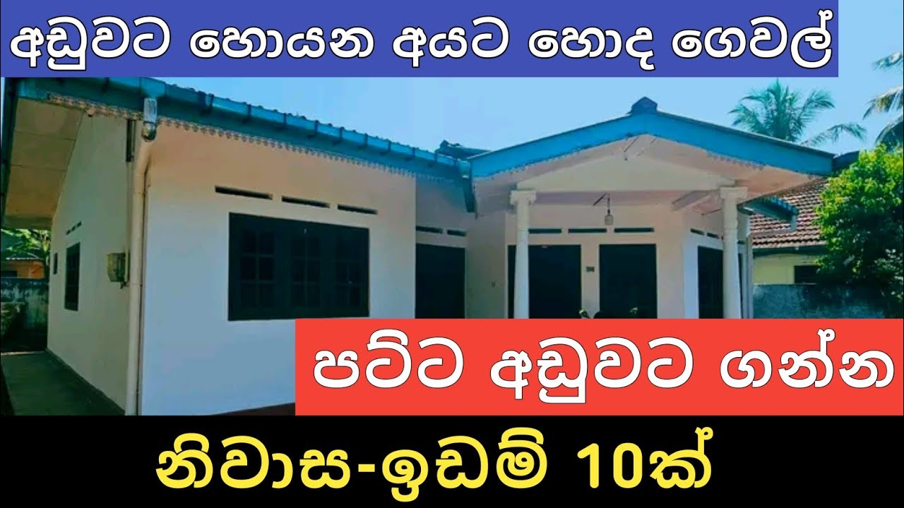 පට්ට අඩුවට නිවාස ඉඩම් 10ක් | Aduwata idam gewal | House for sale | Land sale | Ikman selling 