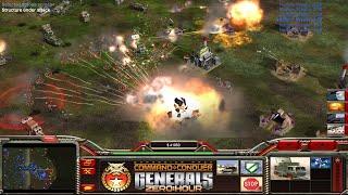 C&C Generals  Zero Hour: 1 vs. 7  Infantry vs. 7 Hard Generals (Last Stand)