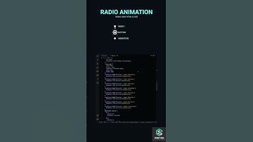 Radio Button Animation with HTML & CSS | Radio Button Animation | #css #html #viral #js #video #code