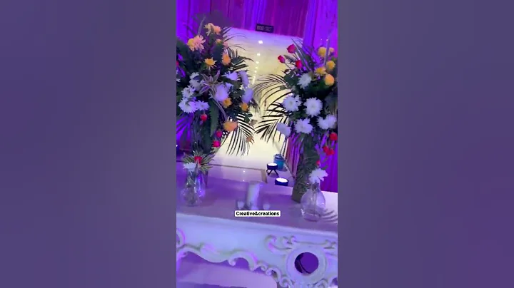 Indian wedding decor!!#decoration #trending
