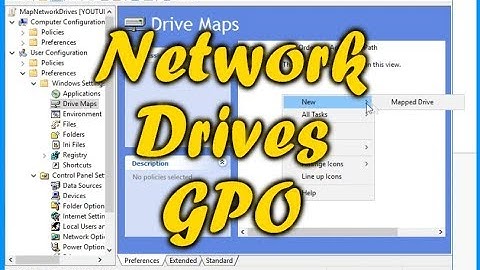 Mapping Network Drives with Group Policy | Windows Server 2016 (Quick Tutorial)