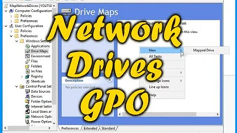 Mapping Network Drives with Group Policy | Windows Server 2016 (Quick Tutorial)