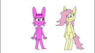 Кроссовер-битвы #1: Пинки против Флаттершай (Sprunki Incredibox VS My Little Pony)