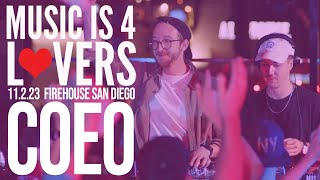 COEO Live at Music is 4 Lovers [2023-11-02 @ Firehouse, San Diego] [MI4L.com]