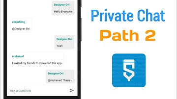 Sketchware private chat one to one path(2/2)