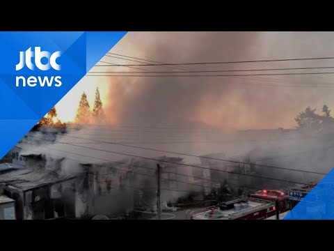 김제 물류공장 화재로 2억여원 피해…인명피해는 없어