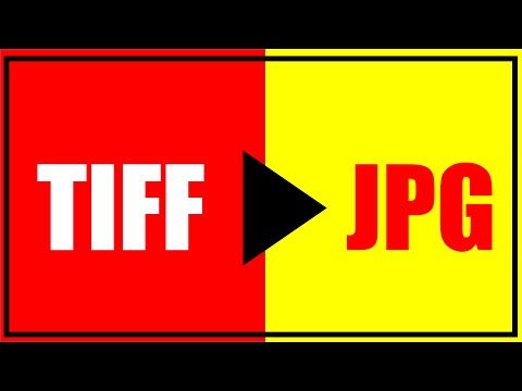 Wideo: Jak Przekonwertować Tiff Na Jpg