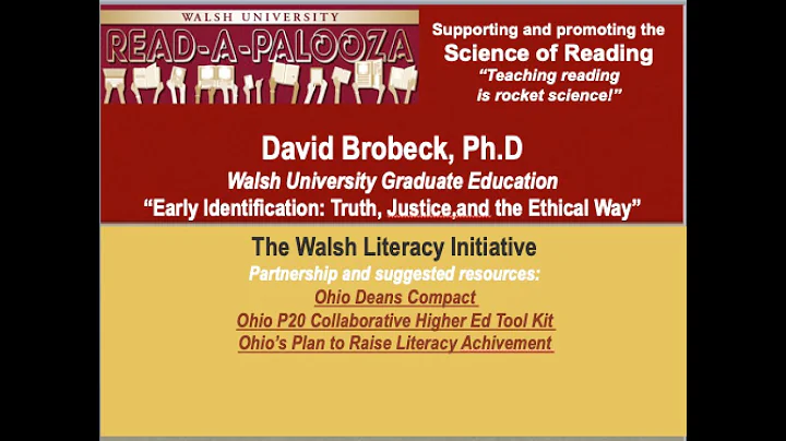 David Brobeck "Early Identification: Truth, Justic...