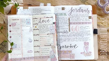 Hobonichi Weeks 2022 Planner – Flip Through of Week 6 & 7 – Tea Time Functional PWM & Supplies
