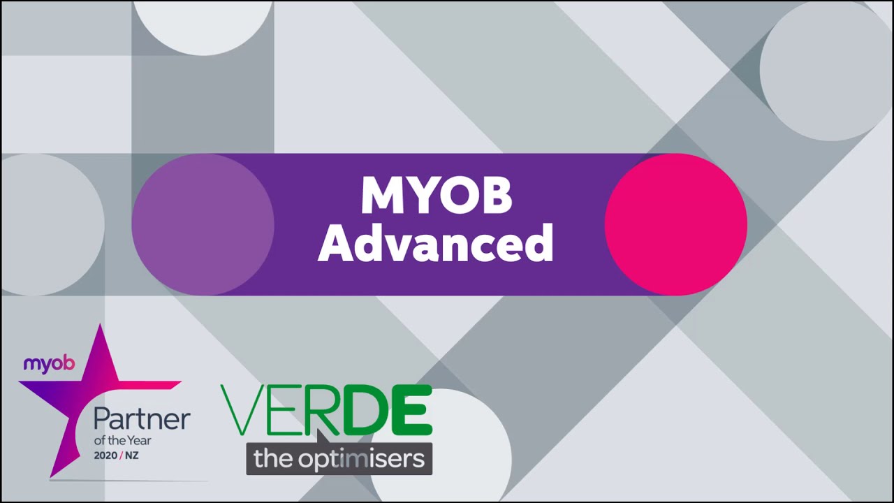MYOB Advanced Overview Webinar YouTube