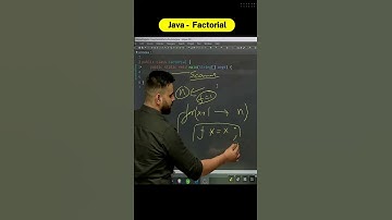 Java - Factorial || #incapp #rahulchauhansir #shorts #virelvideo #coding