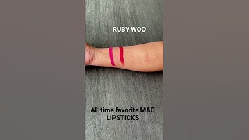 MAC top 3 lipsticks | brown girl red lipstick | brown girl friendly RED lipstick | swatches