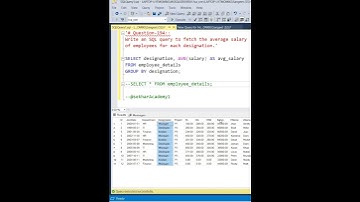 SQL Interview Question 194 || #sql #mysql #oracle #interview #shorts #reels #coding @SekharAcademy1