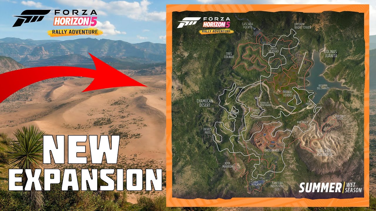 Forza Horizon New Map Expansion 