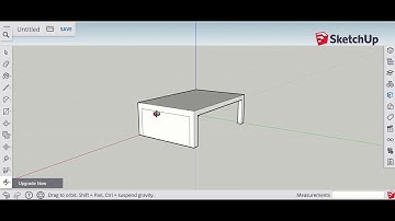 Create a simple table in SketchUp (new version)