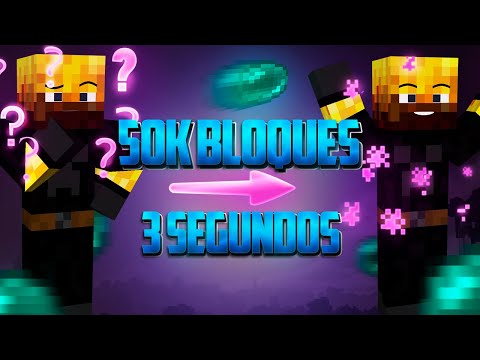 Viajar 50.000 bloques en 3 segundos | Minecraft