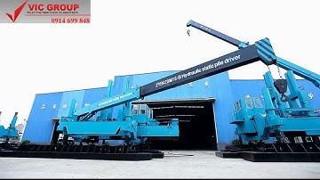 CUNG CẤP MÁY ÉP CỌC ROBOT THỦY LỰC