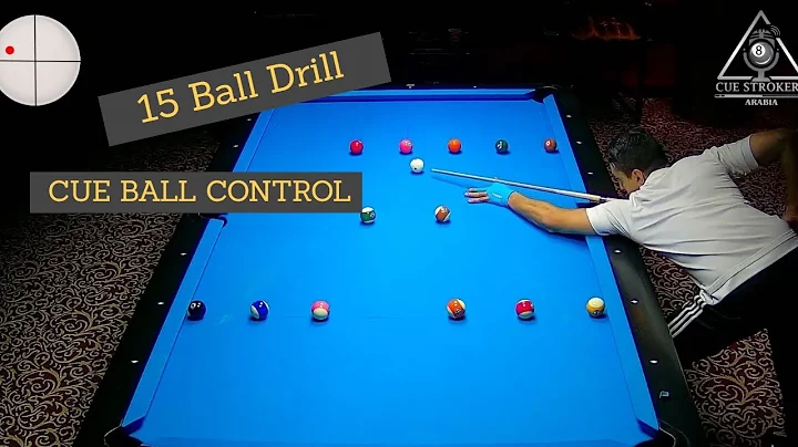Pool Drill by The Ghost - 15 Ball Layout Drill | Cue Strokes Arabia