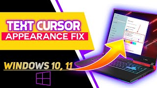 How Can Fix Windows Text Cursor Appearance fully| Windows 10, 11| @CADUIndiaTECH