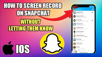 How to screen record on snapchat without letting them know on iPhone | 2022 | Still Working | iPhone