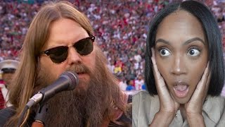 FIRST TIME REACTING TO | CHRIS STAPLETON SINGS THE NATIONAL ANTHEM AT SUPERBOWL LVII REACTION