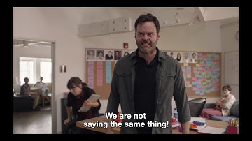 Barry S03E02 - Limonada - We are not saying the same thing Full scene Bill Hader
