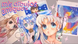 ✶ mis dibujos antiguos /  ¿cómo empecé a dibujar? + ˚｡⋆ rehaciendo mis dibujos w/ milanote