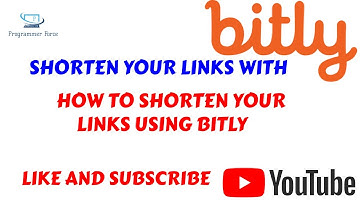 HOW TO SHORTEN YOUR LINKS USING BITLY