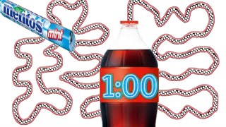 1 Minute Timer Bomb | Coke vs Mentos 💣