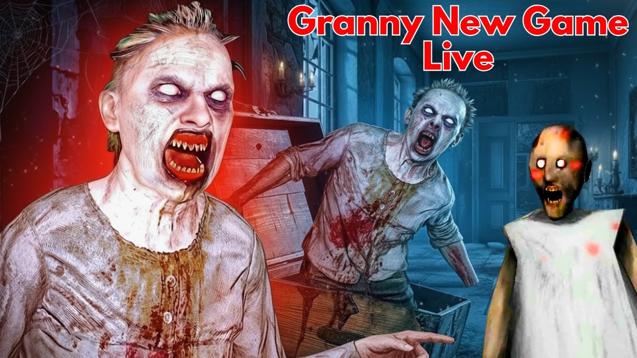 Granny Horror Escape Live 🔴 | Scary Horror Game Gameplay | Granny Live Stream | Escape or Die 😱