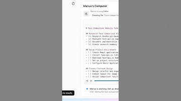 #Manus #AI builds a face comparison website, #autonomously deploying deep learning algorithms